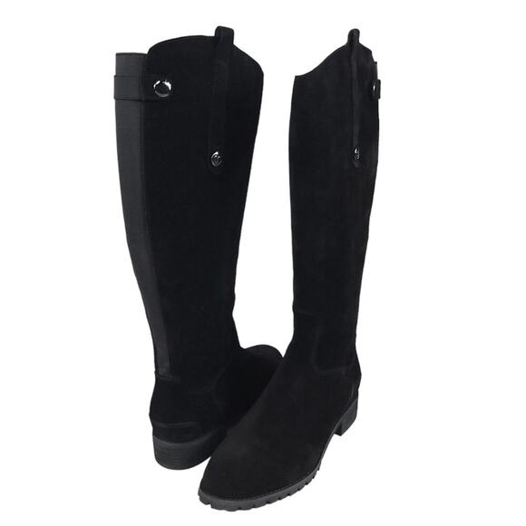 Blondo Pakita Tall Boots Black Suede Waterproof - Picture 2 of 16